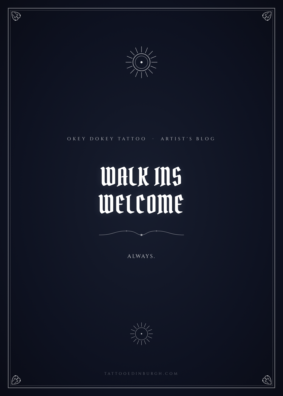 Walk-In Tattoo Edinburgh City Centre